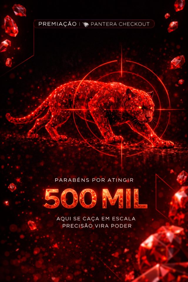 Placa Pantera de R$ 500 mil em faturamento